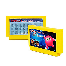 500 in 1 Game Cartridge Video Games Memory Cards Game Console for Game Classic FC Game Cards