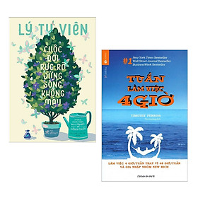 Combo 2 Cuốn Sách Hay Về Kinh Tế: Cuộc Đời Rực Rỡ Đừng Sống Không Màu + Tuần Làm Việc 4 Giờ (Tái Bản) - Tặng Kèm Bookmark Happy Life