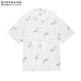 Áo Sơ Mi Ngắn Tay Nam Linen Shirt Giordano 01043206