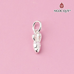Charm bạc hình cà rốt treo - Ngọc Quý Gemstones