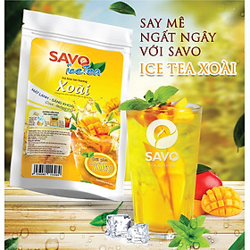 Trà SAVO Hòa Tan Xoài Mango Ice Tea - Túi 800gr