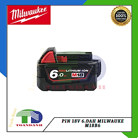 Mua PIN 18V 6.0AH MILWAUKE M18B6