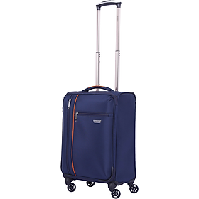 Vali kéo vải du lịch sakos neo pilotte 5 - size s / xách tay - khóa tsa - chống thấm, trượt nước