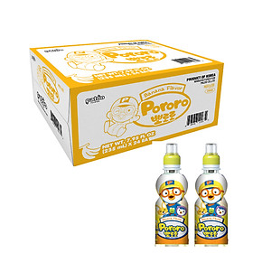 Thùng 24 Chai Nước Uống Pororo hương vị Chuối 235ml