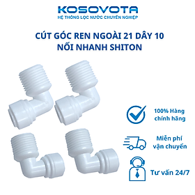 Mua Cút góc ren ngoài 21 dây 10 nối nhanh Shiton-hàng chính hãng