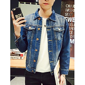 Áo khoác jeans hình thổ dân Mã: NK1003