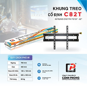 Mua Giá Treo TiVi Áp Tường  Cố Định CP từ 55 -  inch C82T - Hàng Chính Hãng