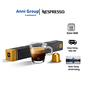 Hộp 10 Viên Nén Cà Phê Nespresso Chính Hãng - Nespresso Capsule Volluto - Dành Cho Máy Pha Cà Phê Nespresso, Hương Trái Cây Ngọt Ngào, Quyến Rũ, Phù Hợp Cho Văn Phò