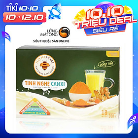 Tinh nghệ canxi Honimore hộp 288g - 18 gói Thơm ngon dễ uống