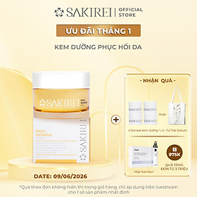 Kem dưỡng ẩm, làm sáng mịn và phục hồi da Sakirei NMN Revitalize Cream 50g