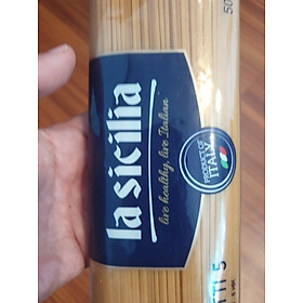 Mì sợi dài tròn Spaghetti số 5 la sicilia nhập khẩu Italia