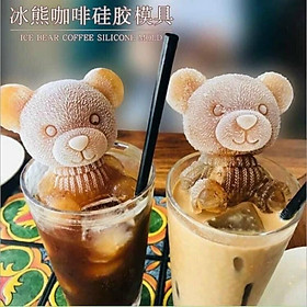 Mua M375 khuôn làm đá hình gấu siêu cưng