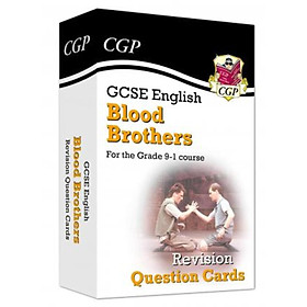 Sách - New Grade 9-1 GCSE English - Blood Brothers Revision Question Cards by CGP Books (UK edition, paperback)