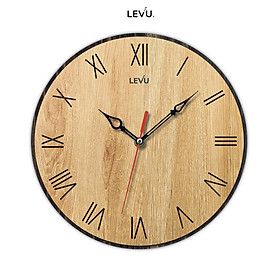 Mua Đồng Hồ Treo Tường sang trọng LEVU DH17 số La Mã độc đáo