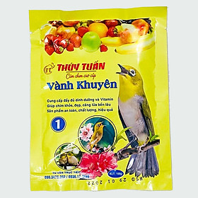 Cám chim vành khuyên Thúy Tuấn số 1 cao cấp 100gram - Cám khuyên Thúy Tuấn cao cấp giá rẻ
