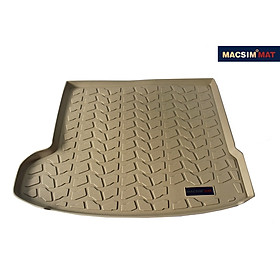 Thảm lót cốp xe ô tô JAGUAR F PACE 2015- nhãn hiệu Macsim chất liệu TPV cao cấp màu be(147)