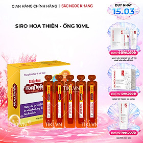 Siro Ăn Ngon Hoa Thiên SẮC NGỌC KHANG vỉ 20 ống x 20ml giúp hổ trợ kích thích hệ tiêu hóa & ăn ngon miệng
