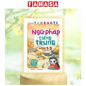 Sách - Takenote Ngữ Pháp Tiếng Trung HSK 1-3