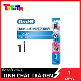 Vỉ 1 Bàn Chải ORAL-B Tinh Chất Trà Đen