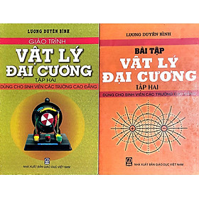 Combo 2 cuốn Giáo Trình Vật Lý Đại Cương Tập1 + Bài Tập