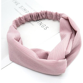 Băng đô màu hồng phấn mẫu mới phong cách Hàn Quốc