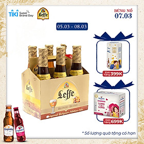 Lốc 6 Chai Bia Leffe Blonde (330ml)