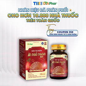 VIÊN TẢO XOĂN ĂN NGỦ NGON - Giúp Bồi Bổ Cơ Thể, Tăng Cường Tiêu Hoá, Giúp Ăn Ngon, An Thần, Giúp Ngủ Ngon, Ngủ Sâu Giấc ( Lọ 30 VIÊN )