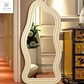 Mua Gương toàn thân lượn sóng HDF Việt Tuyến - Kích thước 45x140cm - Trang trí phòng ngủ  phòng khách