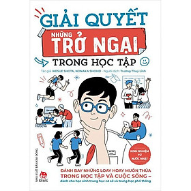 Sách - Kinh Nghiệm Từ Nước Nhật - Giải Quyết Những Trở Ngại Trong Học Tập - Nxb Kim Đồng