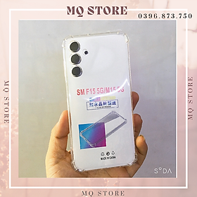 Ốp lưng cho Samsung M15 5G dẻo trong TPU chống sốc 4 góc cạnh ( hàng chính hãng)