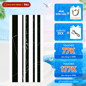 Mua Gạch men ốp tường LUSTRA INCEF0300600011D1 màu đen trắng xen kẽ  vân đá đen trắng nổi bật trên nền đen  kích thước tiêu chuẩn 300mmx600mm - Hàng chính hãng