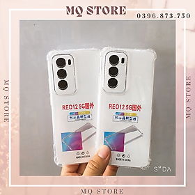 Ốp lưng cho Oppo Reno 12 5G dẻo trong TPU chống sốc 4 góc, bảo vệ camera ( hàng chính hãng)