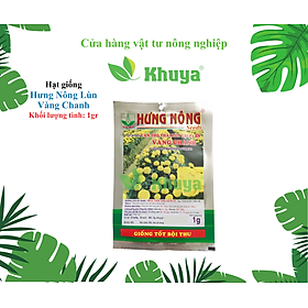 Hạt giống Hoa Vạn Thọ Lùn F1 Vàng Chanh Hưng Nông