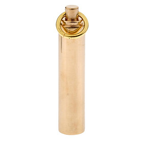 Waterproof Brass Capsule Pill Container Box Case Toothpick Holder 65mm