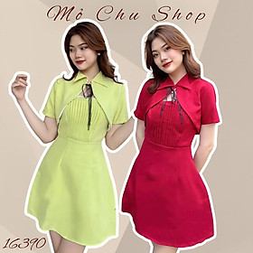 Set đầm xòe kèm áo khoác lửng