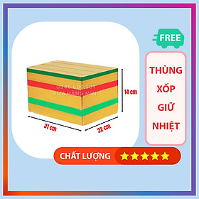 Thùng Xốp Giữ Nhiệt 31x22x14cm Kích Cỡ Thùng Xốp Nhỏ Bảo Quản Thực Phẩm Đa Năng