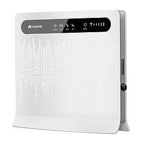 Thiết bị phát wifi từ sim 4G Huawei B593s hỗ trợ cùng lúc 35 user - nguồn trực tiếp 12V (trắng) HÀNG NHẬP KHẨU