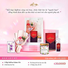 [Bộ quà Tặng 08/03] Nhụy Hoa Nghệ Tây Saffron Salam Jolie Gift 2 Saffron Việt Nam