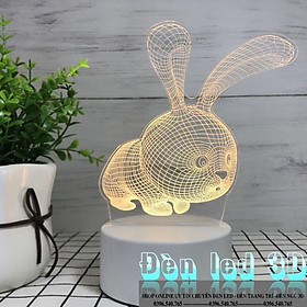 Mua Đèn led 3D USB ĐÈN NGỦ ĐÈN TRANG TRÍ 16 MÀU CÓ ĐIỂU CHUYỂN CHẾ ĐỘ MÀU