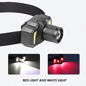 USB Rechargeable Smart Headlight Flashlight Torch for Outdoor Cycling Night Fishing