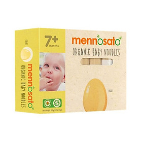 Mì sợi rau củ hữu cơ cho bé vị trứng 200gr Men No Sato - Men No Sato organic baby noodle egg 200gr