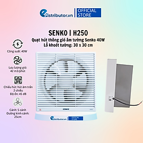 Mua Quạt hút mùi gắn tường Sothing Senko H250 công suất 40w  hút 2 chiều thông gió- Hàng chính hãng