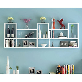 Mua Combo 2 Kệ Gỗ Trang Trí Treo Tường Chữ L và Chữ U Juno Sofa CTKT812 90cm x 62cm x 15cm