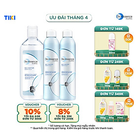 Bộ chăm sóc da Bio-Essence (Nước tẩy trang ẩm mượt Bio-Water Micellar Water 400ml + 2 Nước khoáng Bio-Water Energizing Water 30ml)