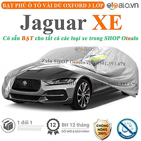 Bạt che phủ xe ô tô Jaguar XE vải dù 3 lớp CAO CẤP BPXOT - OTOALO