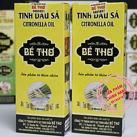 Mua TINH DẦU SẢ (CHAI NHỎ) - THƯƠNG HIỆU BÉ THƠ