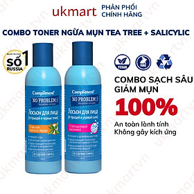 Gel rửa mặt BHA Compliment No Problem làm sạch sâu, giảm viêm & mụn 200ml