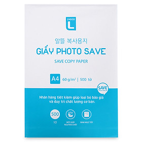 Nơi bán Giấy Photo Save A4 Choice L (SL) (60g) - Giá Từ -1đ