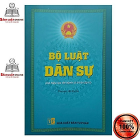 Sách - Bộ luật dân sự (NXB Tư Pháp)