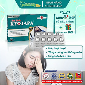 Viên uống Tiền đình KYOJAPA giúp hoạt huyết, tăng cường lưu thông máu, tăng cường hoạt động tuần hoàn của não - Hộp 30v